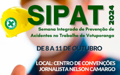 SIPAT 2024: programação contará com palestras e concursos de Paródias e Cartazes